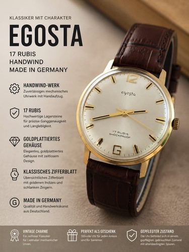 Armbanduhr egosta vintage - armbanduhr,