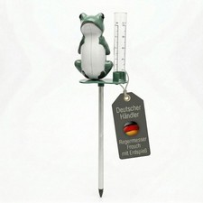 Regenmesser Frosch mit Metall