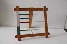 RECHENSCHIEBER ° Holz ° aufstellbar ° Marke Nienhuis Holland