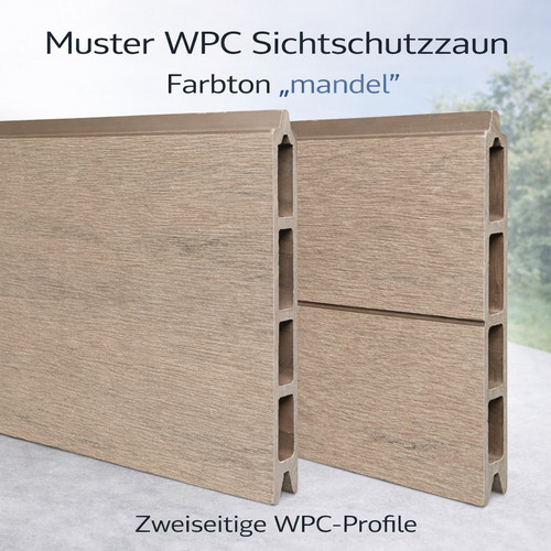 Muster wpc sichtschutzzaun - muster,
