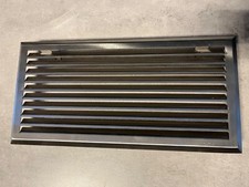 Lüftungsgitter Edelstahl 380x190mm Ofen/Kamin etc. Neu