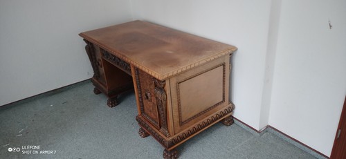 Alter antiker schreibtisch - antiker,