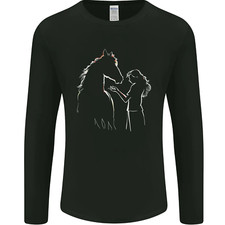 Ein Pferd Und Mädchen