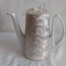 Thermisol Kaffeekanne Weiß mit Silberfarbener Haube - Isolierkanne, neuwertig
