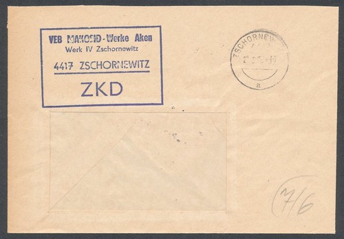 415514 ddr zkd - zkd, dienstblg.
