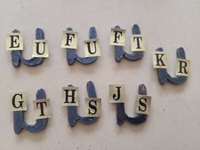 Metallbuchstaben Buchstaben aus Metall U industrial rustikal style Name Alphabet