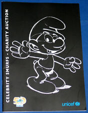 Schlumpf Schlümpfe === Auktions Katalog Unicef celebrity smurfs Charity auction