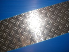 BUCHERT Aluminium-Duett-Blech-Riffelblech-Tränenblech-Zuschnitt-Dicke 5/6,5  mm