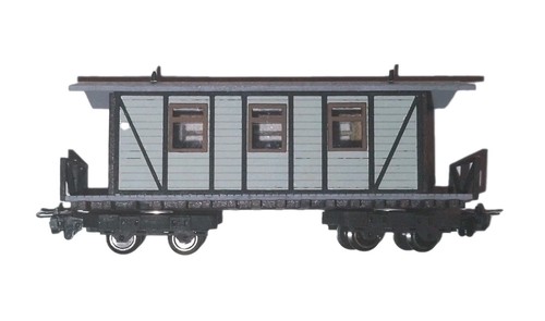 H0e personenwagen grau - h0e,