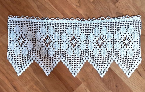 Häkelgardine handarbeit neu - häkelgardine, ,handarbeit,neu