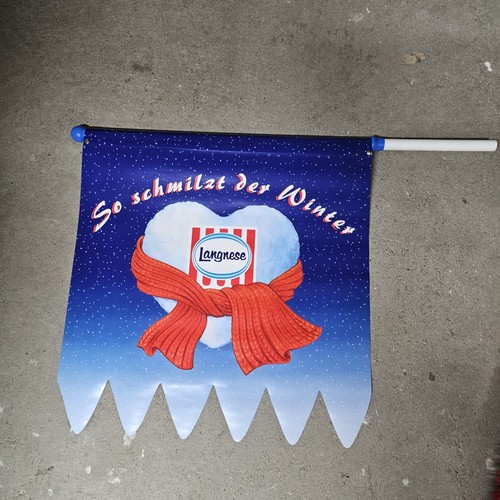 Nos langnese fahne kunststoff - fahne,