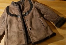 Echtes Lammfell Mantel Jacke S