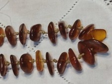 Alte Bernstein Kette 80 cm