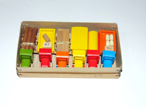 Vintage ddr holz spielzeug - holz,