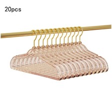 Klare Kleiderbügel Schrank Organisation Elegante Glitzer Optik für Kleider