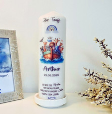 Taufkerze "Arche Noah", ein