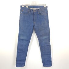 Big John Selvedge Jeans Ruri Herren W31 L34 (wie W33 L36) Blau Japan Denim Pant