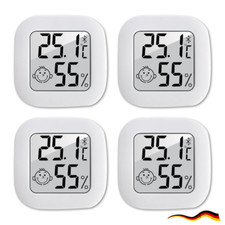 4x Digital Hygrometer Mini