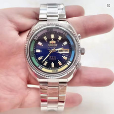 Japan Uhr Orient KING DIVER Automatikuhr KD  blaues Zifferblatt 21 JEWEL...