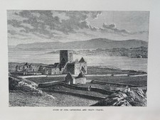 1879 Ansicht von Iona Abtei
