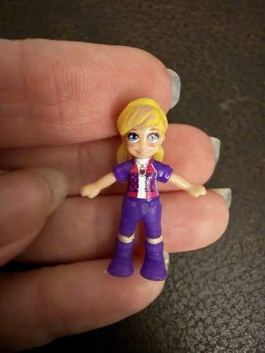 Polly pocket ersatzfigur - pocket, lila