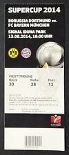 TICKET Supercup 2014 Borussia Dortmund - Bayern München # West 813