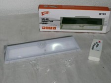 W123 Solar LED Leuchte Bewegungsmelder Außen Fluter Wandstrahler Wand Lampe IP64