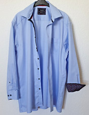 2x Herren-Hemden JUPITER 43 XL  langarm, gekürzte Ärmel (ca. 60 cm) - sehr gut