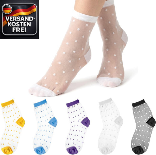 Damen knöchelsocken polka dot - damen-knöchelsocken, polka-dot