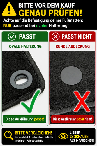 Fußmatten set für - fußmatten,