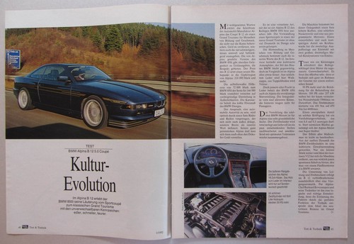 Bmw alpina b12 - alpina, 350