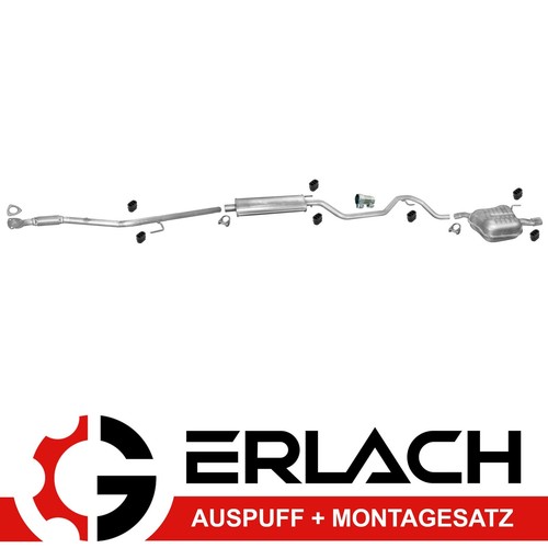 Auspuffanlage für opel vectra - auspuffanlage,
