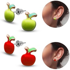 Süße Apfel Ohrringe