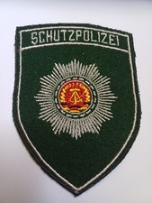 Volkspolizei VOPO  DDR Ärmelabzeichen grün Schutzpolizei gestickt ungetragen