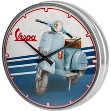 Vespa Nostalgie Wanduhr Glas