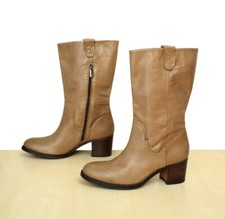 tolle MANAS Lea Foscati Halbwaden Stiefel Gr. 42 Vero Cuoio - NEU