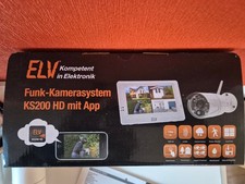 ELV Funkkamerasystem KS200 HD 1280 x 720 Pixel, mit integr. IR-Scheinwerfer