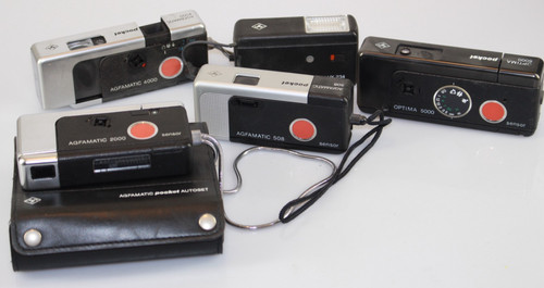 Agfa agfamatic kamera set - agfa,