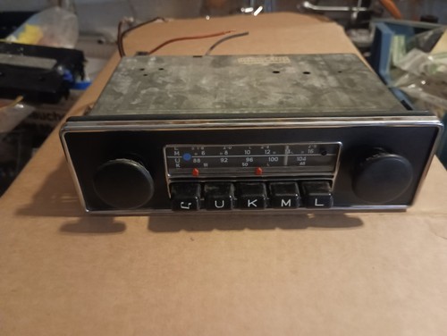 Vintage autoradio blue pump - vintage,