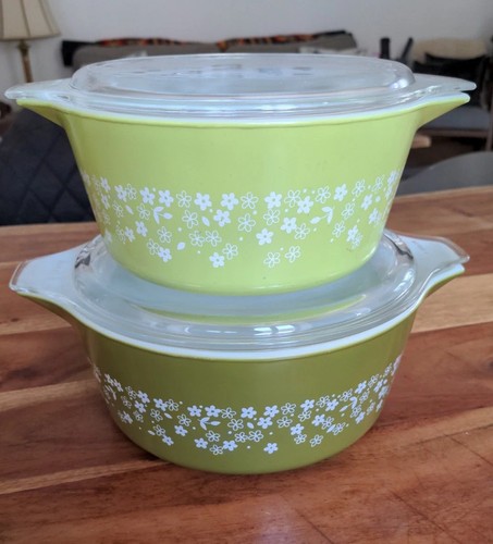 Vintage pyrex usa 2x crazy - pyrex, |