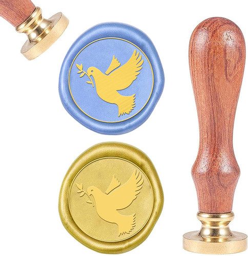 Wachs siegel stempel vogel - wachs,