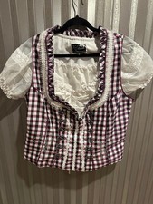 Dirndlbluse + Mieder, Trachtenbluse, Trachtenmieder