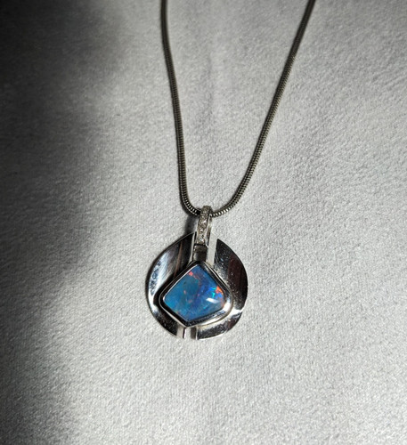 Bildschöne weißgoldkette mit - bildschöne,