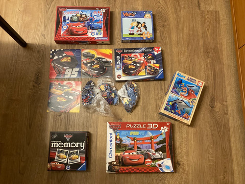 Puzzle set jungen cars - puzzle,