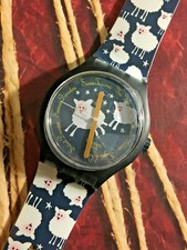 Swatch X-LARGE SUDN101 Black Sheep Too - NEU - SELTEN - SCHÖNES WEIHNACHTSGESCHENK