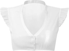 Dirndlbluse Flügelärmel