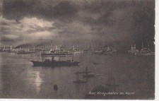 Kiel Kriegshafen bei Nacht 