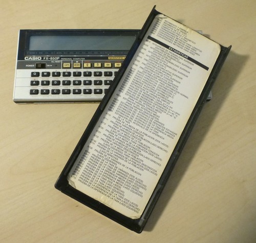 Casio 850p personal - casio, fx-850p