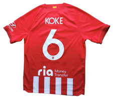 Nike Koke Atletico Madrid 2023/2024 Trikot Shirt Heim Home Cup rot weiß M
