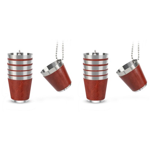 Stück schnapsbecher metall - 12,